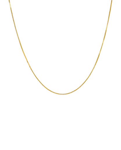 18-20" Box chain | 10kt Yellow Gold