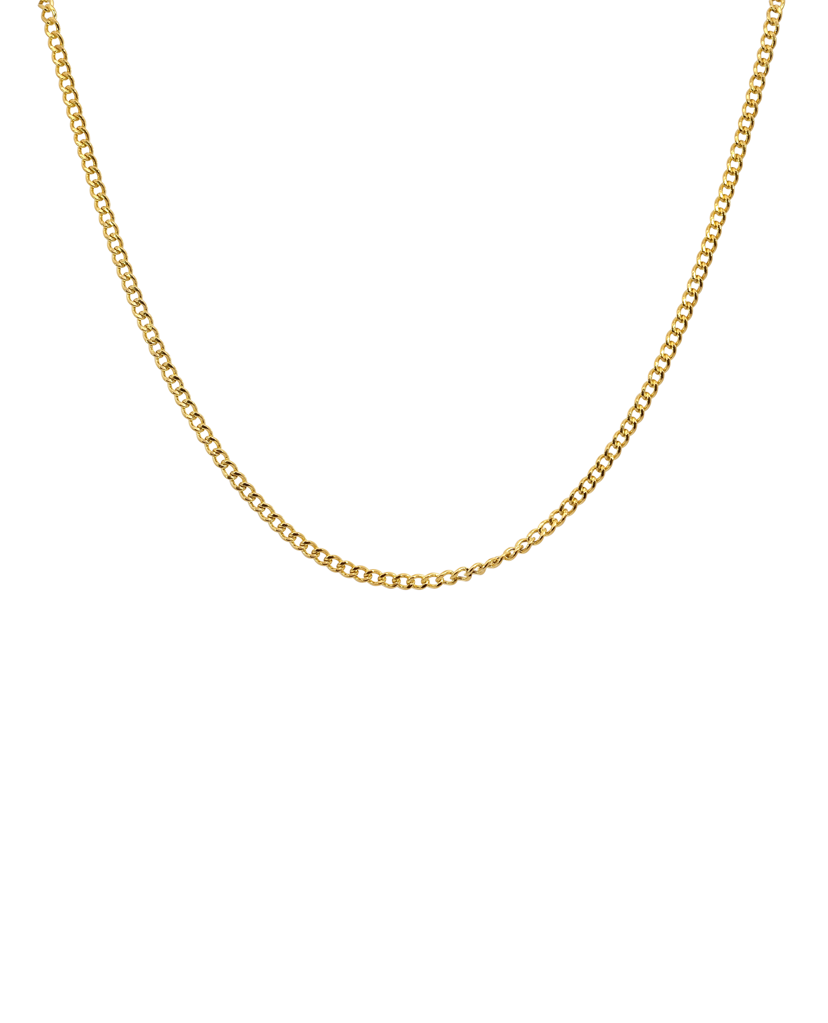 18" Curb chain | 10kt Yellow Gold