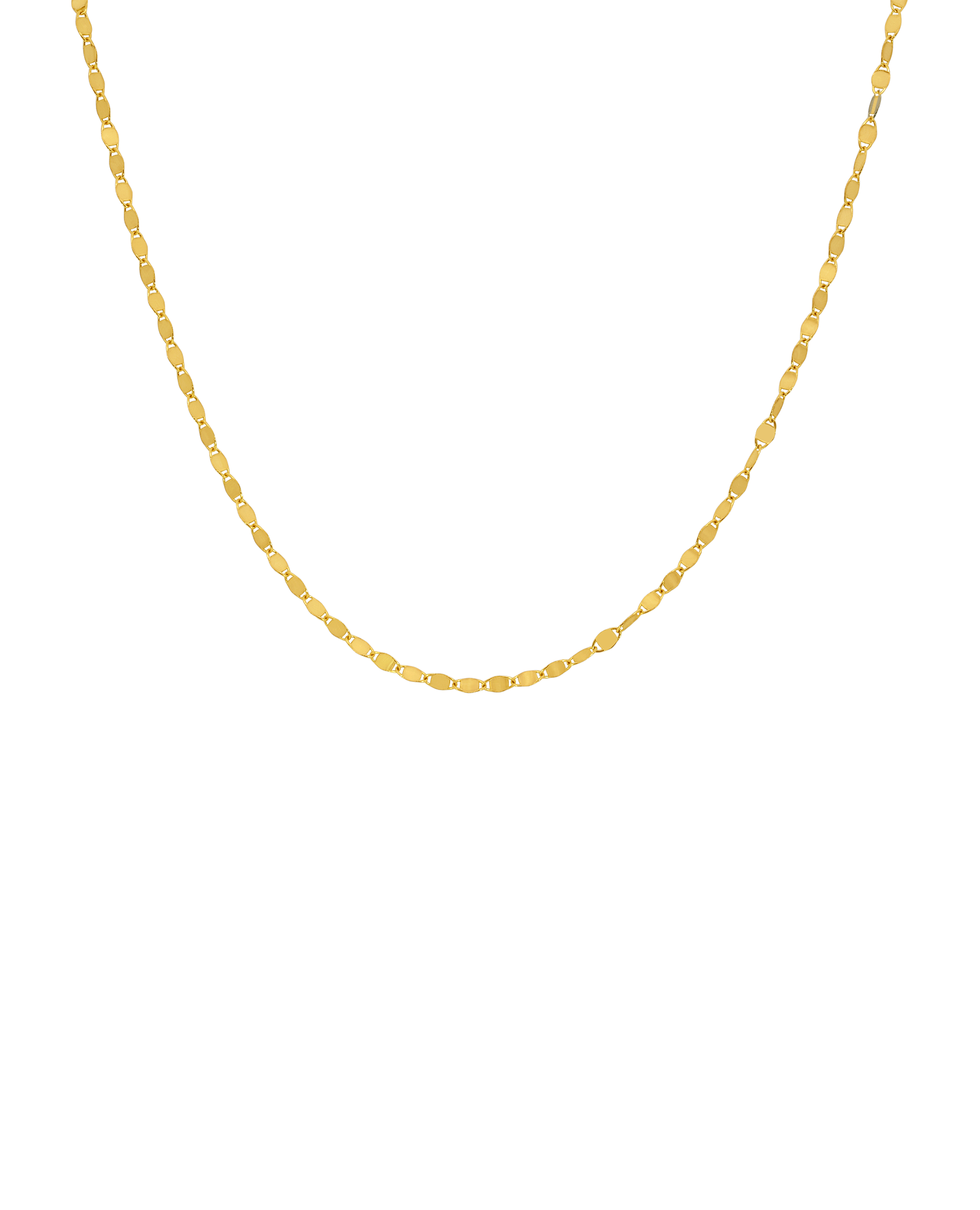 18" Tinsel chain | 10kt Yellow Gold