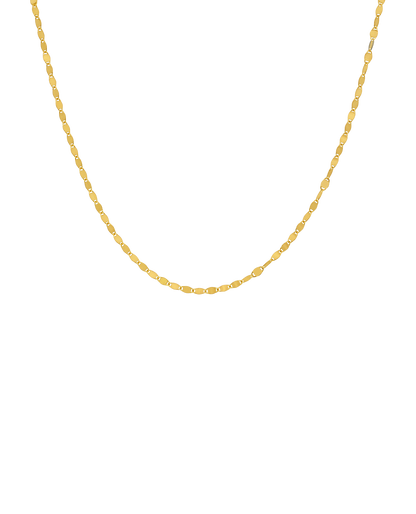 18" Tinsel chain | 10kt Yellow Gold