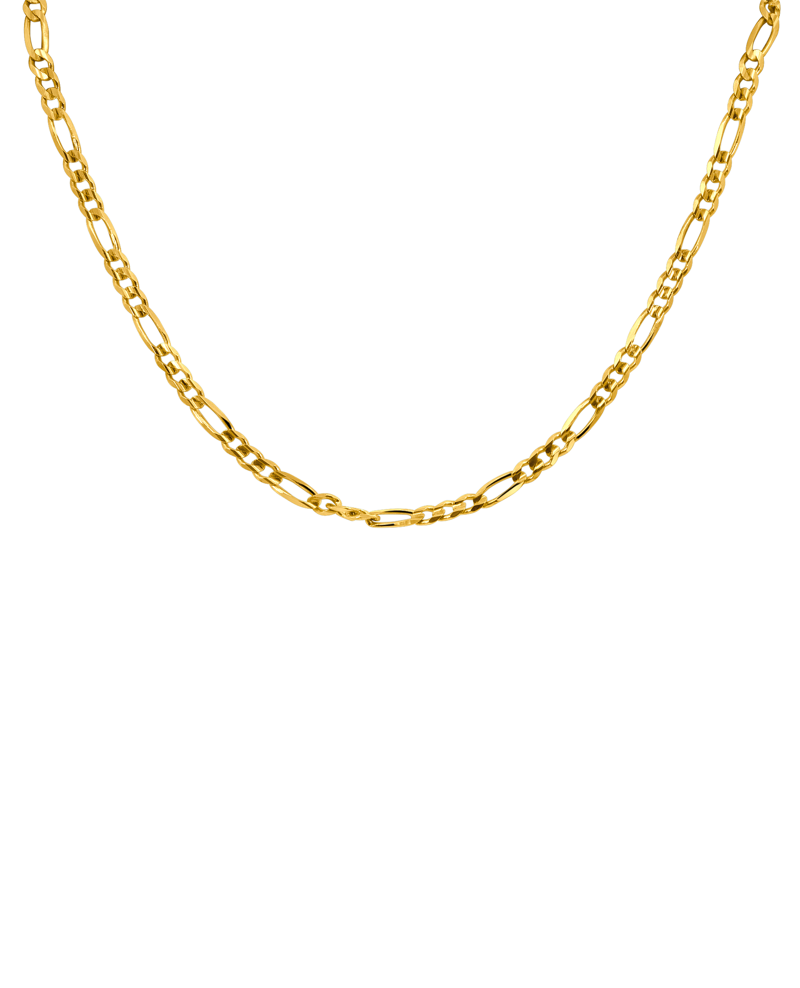 22" Figaro Chain | 10kt Yellow Gold