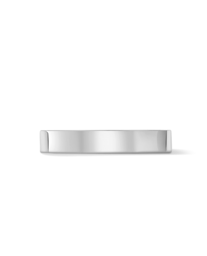 3MM Cigar Band | 10kt White Gold