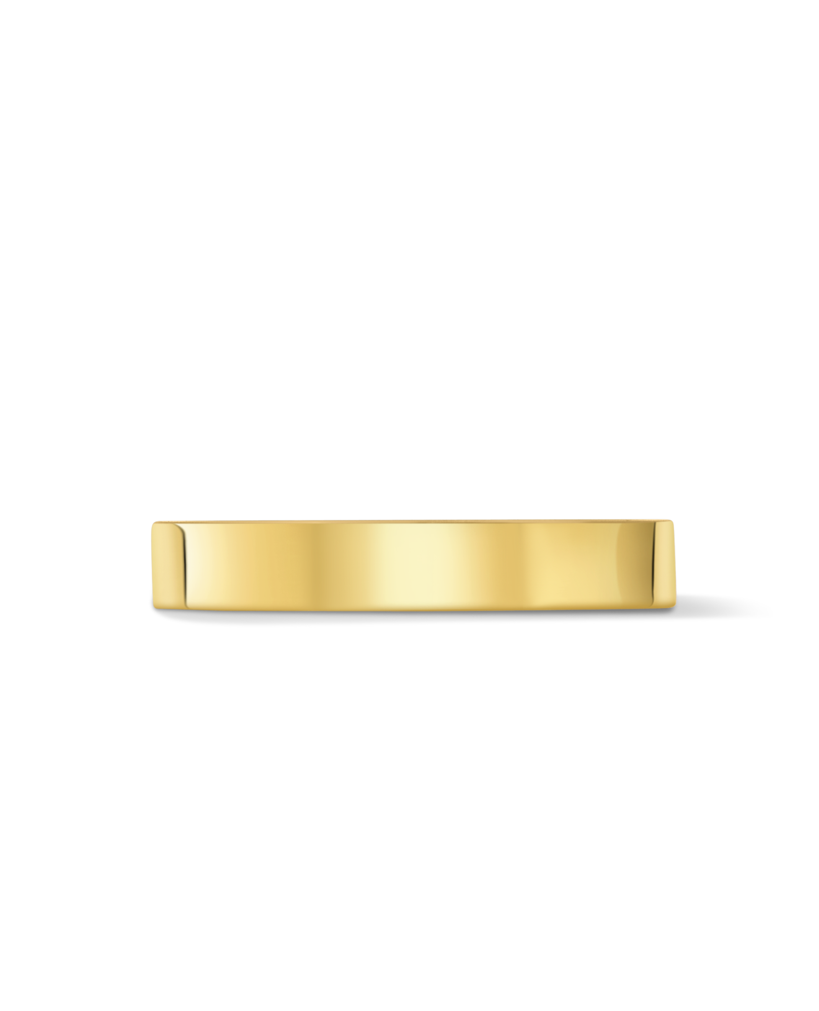 3MM Cigar Band | 10kt Yellow Gold