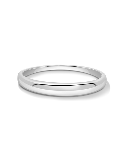 4.1-10MM Dome Bangle | Silver