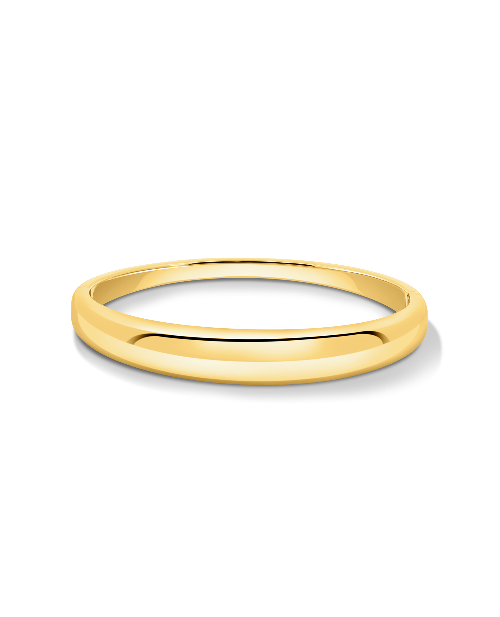 4.1-10MM Dome Bangle | Silver Vermeil