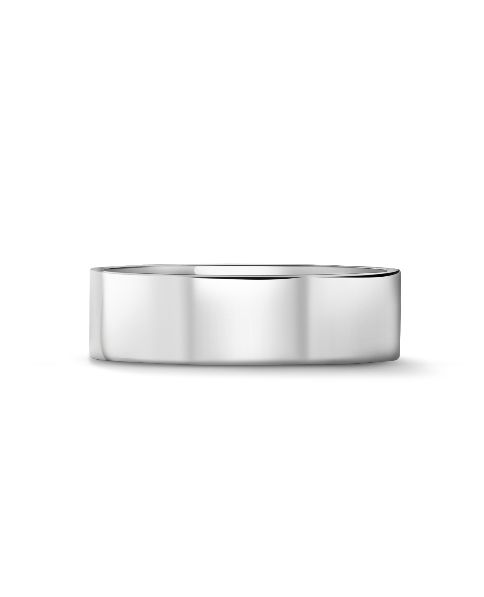 5MM Cigar Band | 10kt White Gold