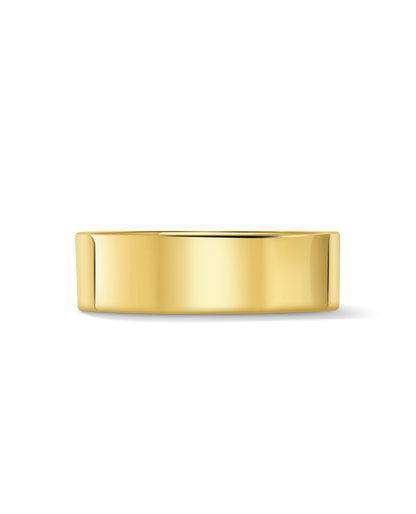 5MM Cigar Band | 10kt Yellow Gold