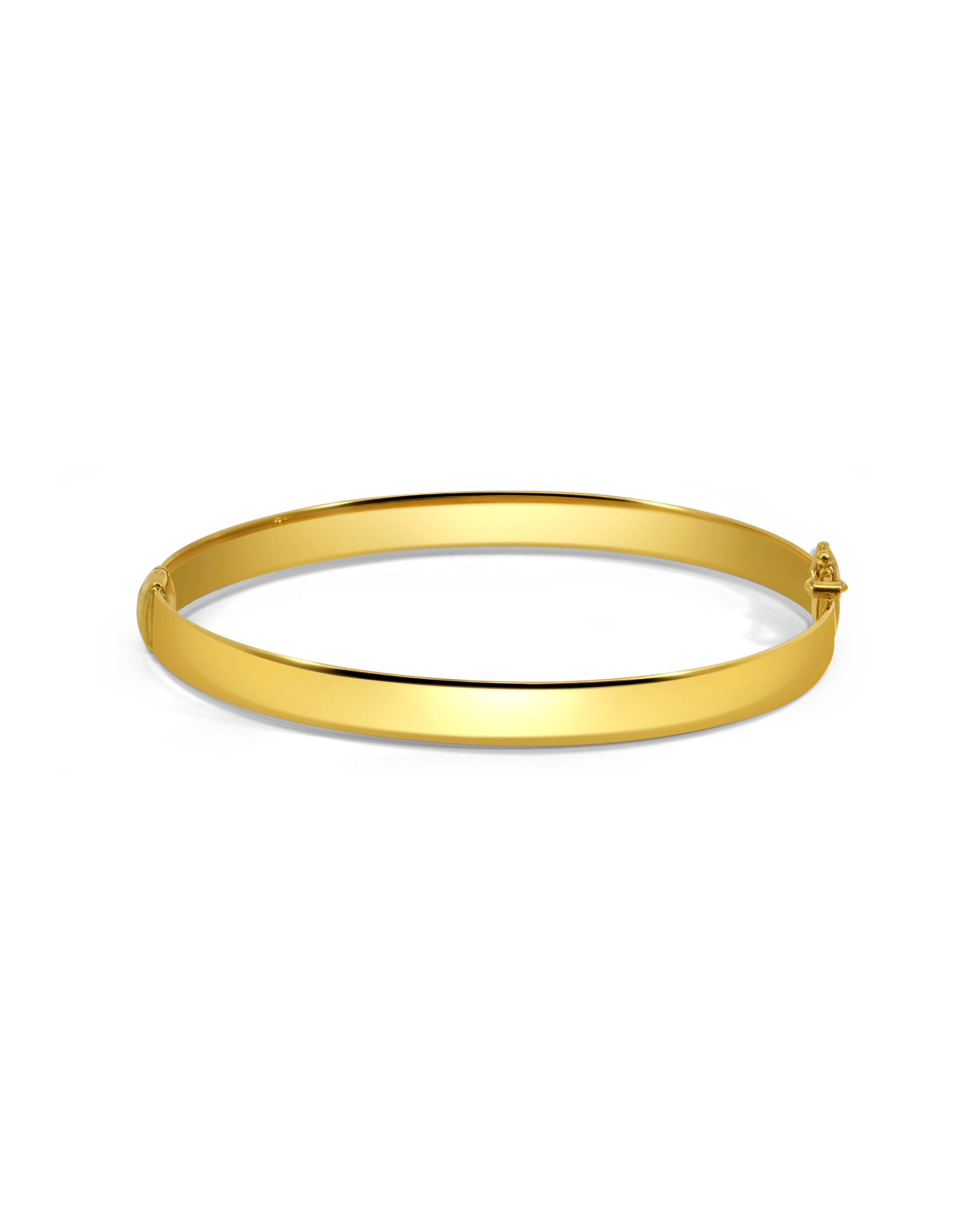 6MM Hollow Bangle | 10kt Yellow Gold