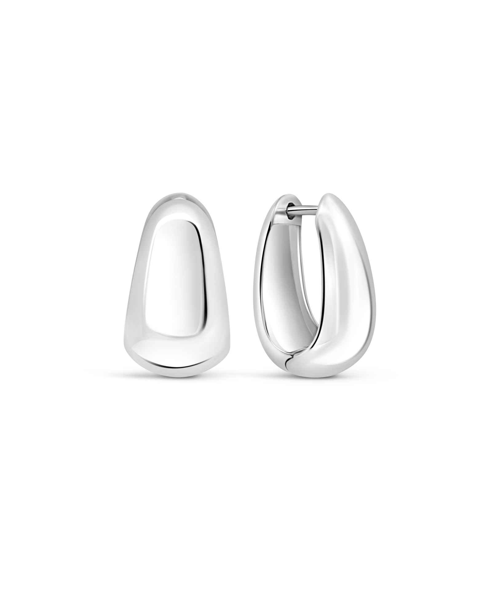 7-15MM Teardrop Earrings | Silver