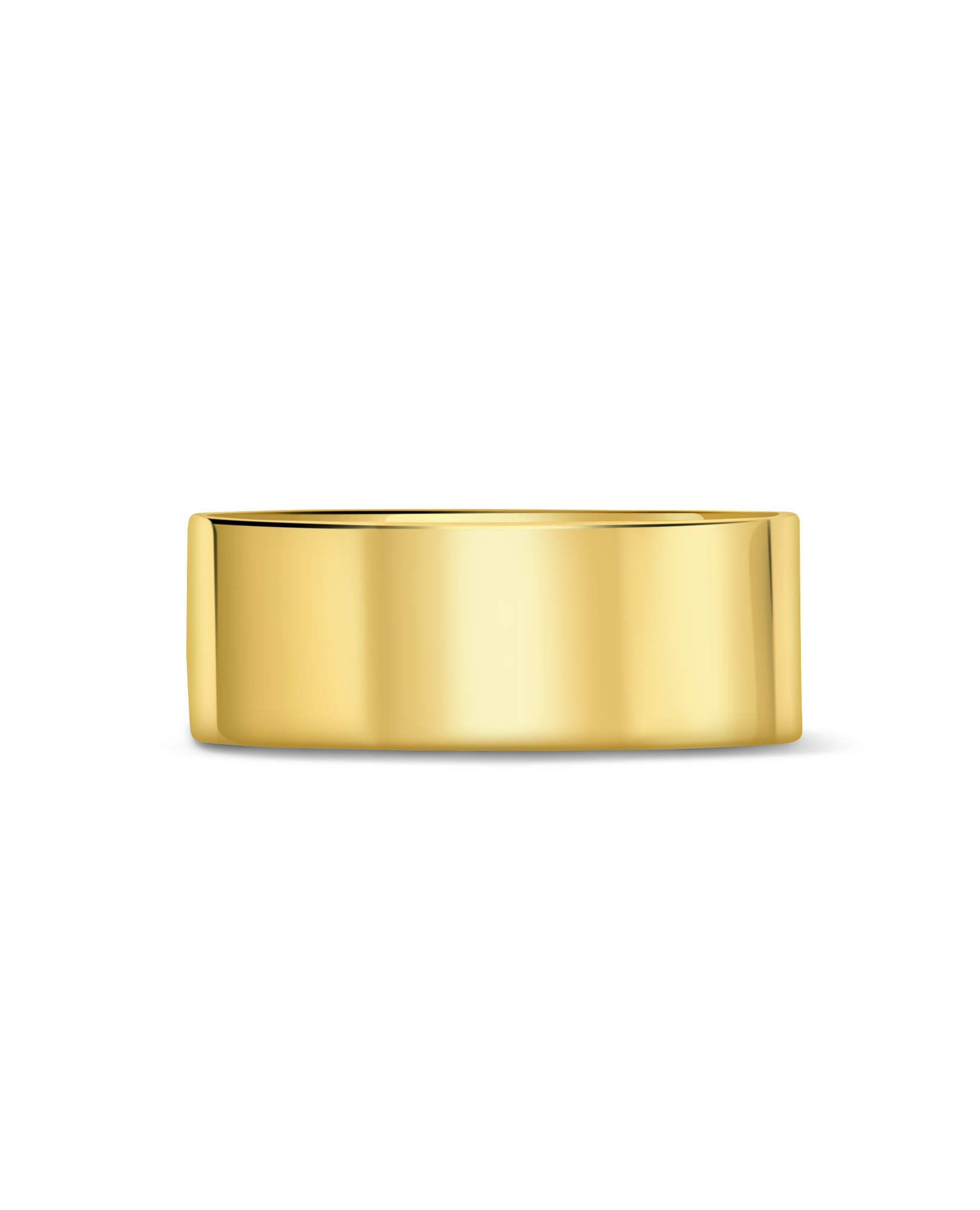 7MM Cigar Band | 10kt Yellow Gold