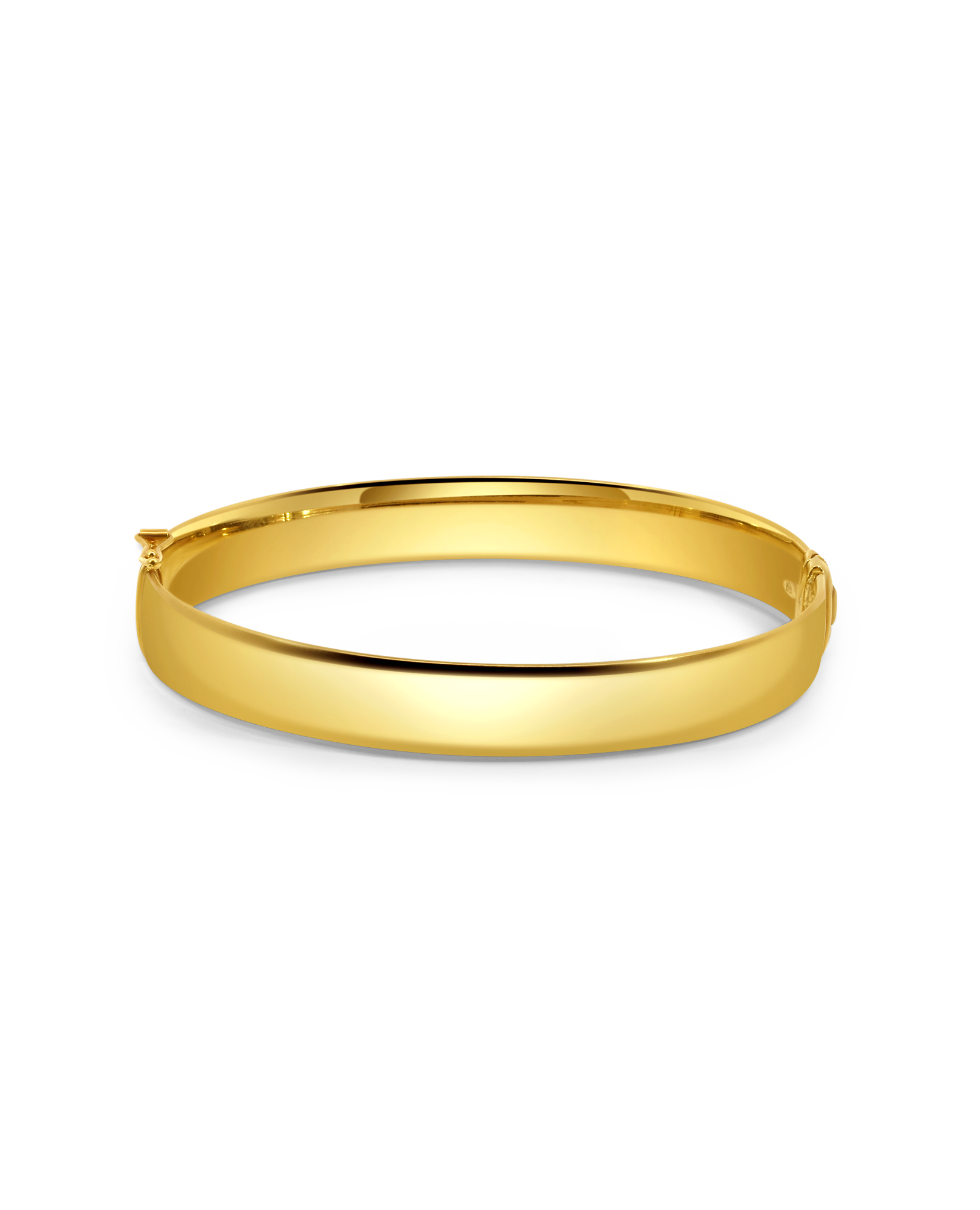 9MM Hollow Bangle | 10kt Yellow Gold