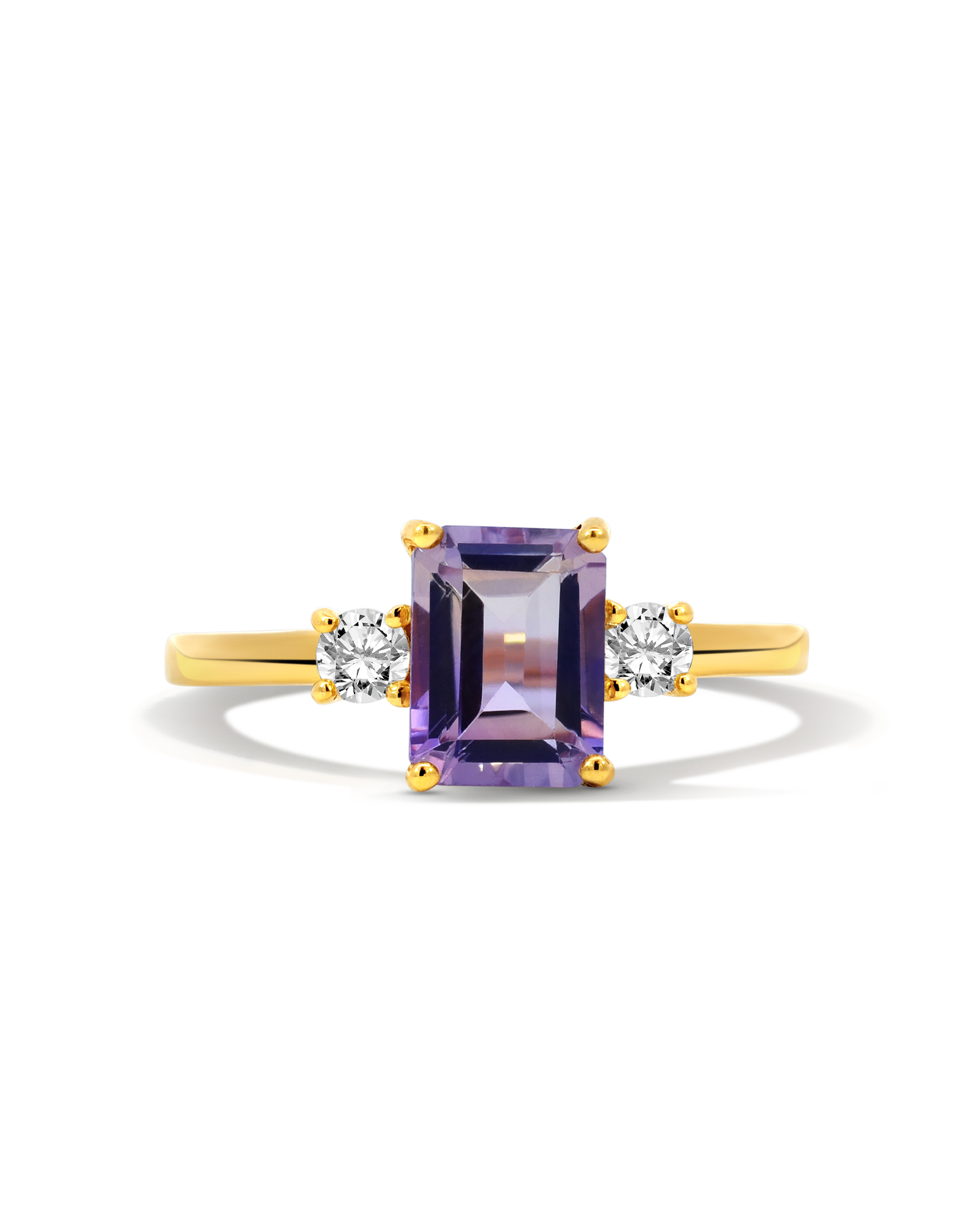 Ametrine Ring & .23 Carat TW Diamond | 14kt Yellow Gold