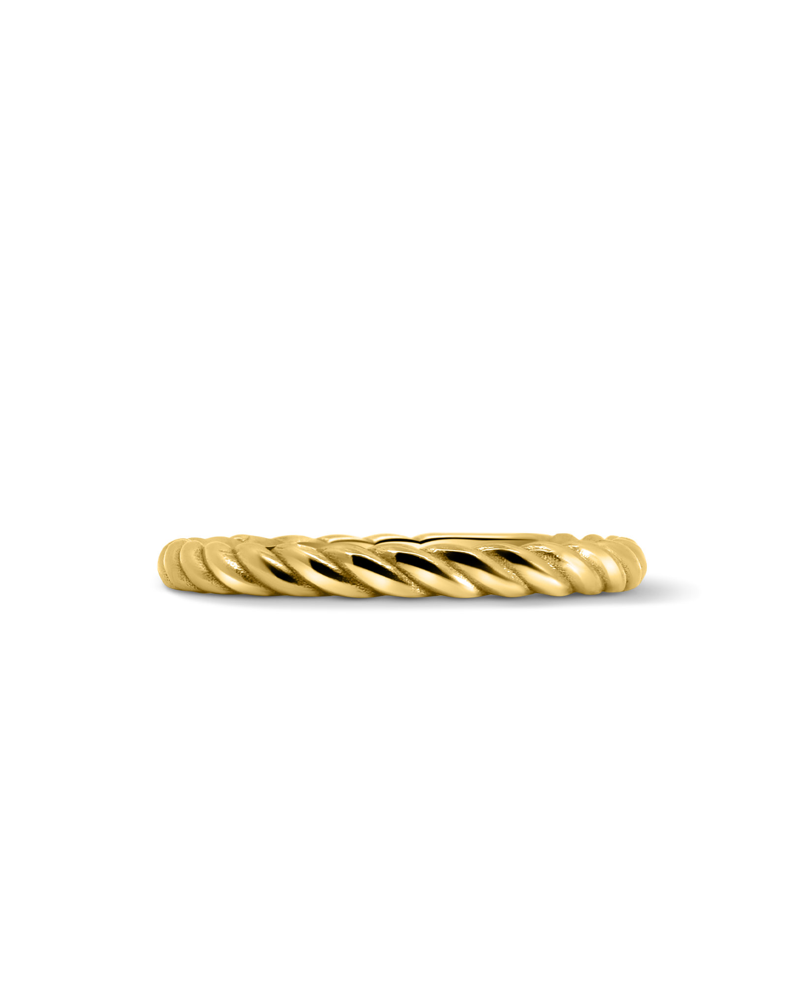 Rope Stacking Ring | 10kt Yellow Gold