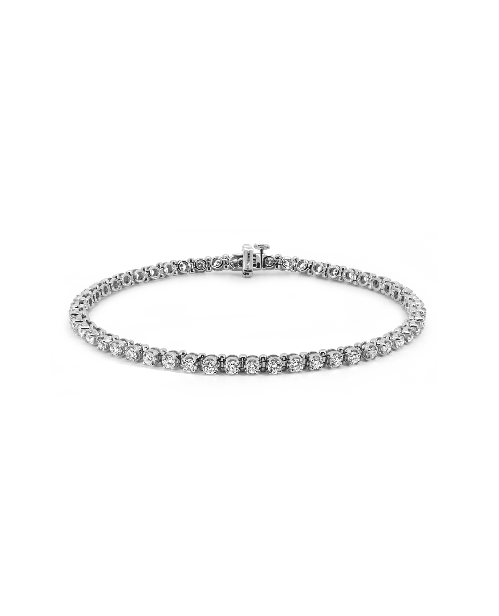 Tennis Bracelet 3.00 Carat TW Lab-Grown Diamond | 14kt White Gold