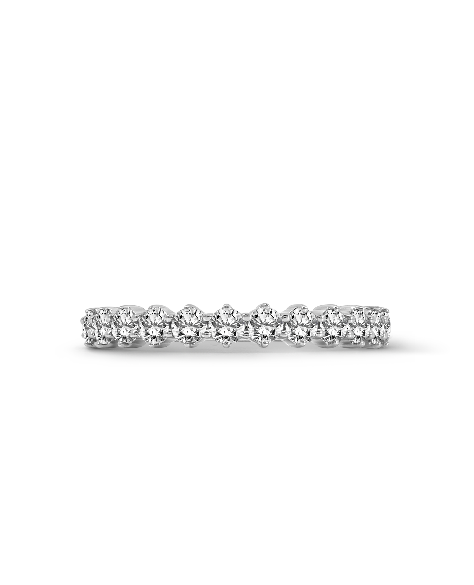 Wedding band .75 Carat TW Diamond | 14kt White Gold