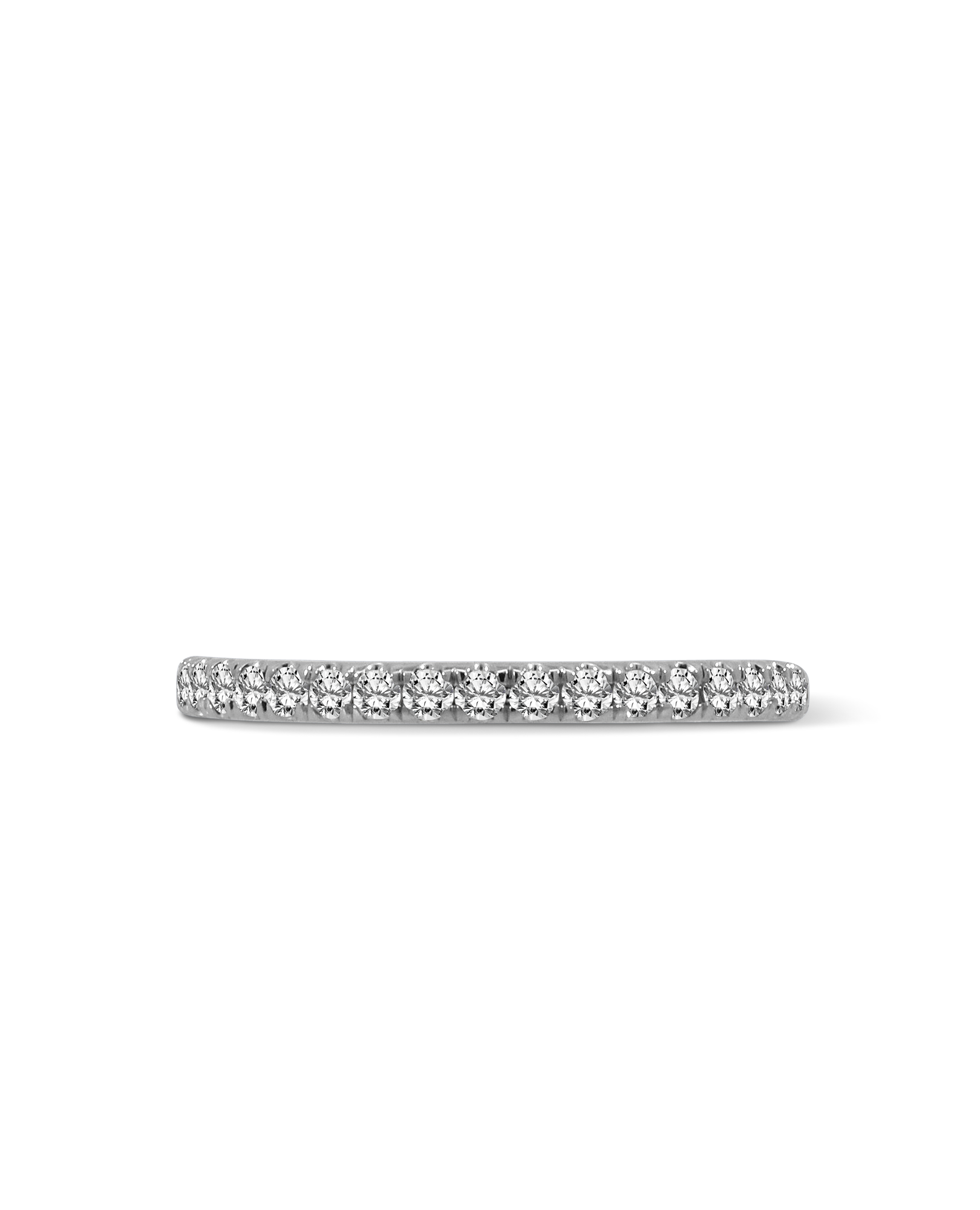 Wedding band .33 Carat TW Diamond | 14kt White Gold