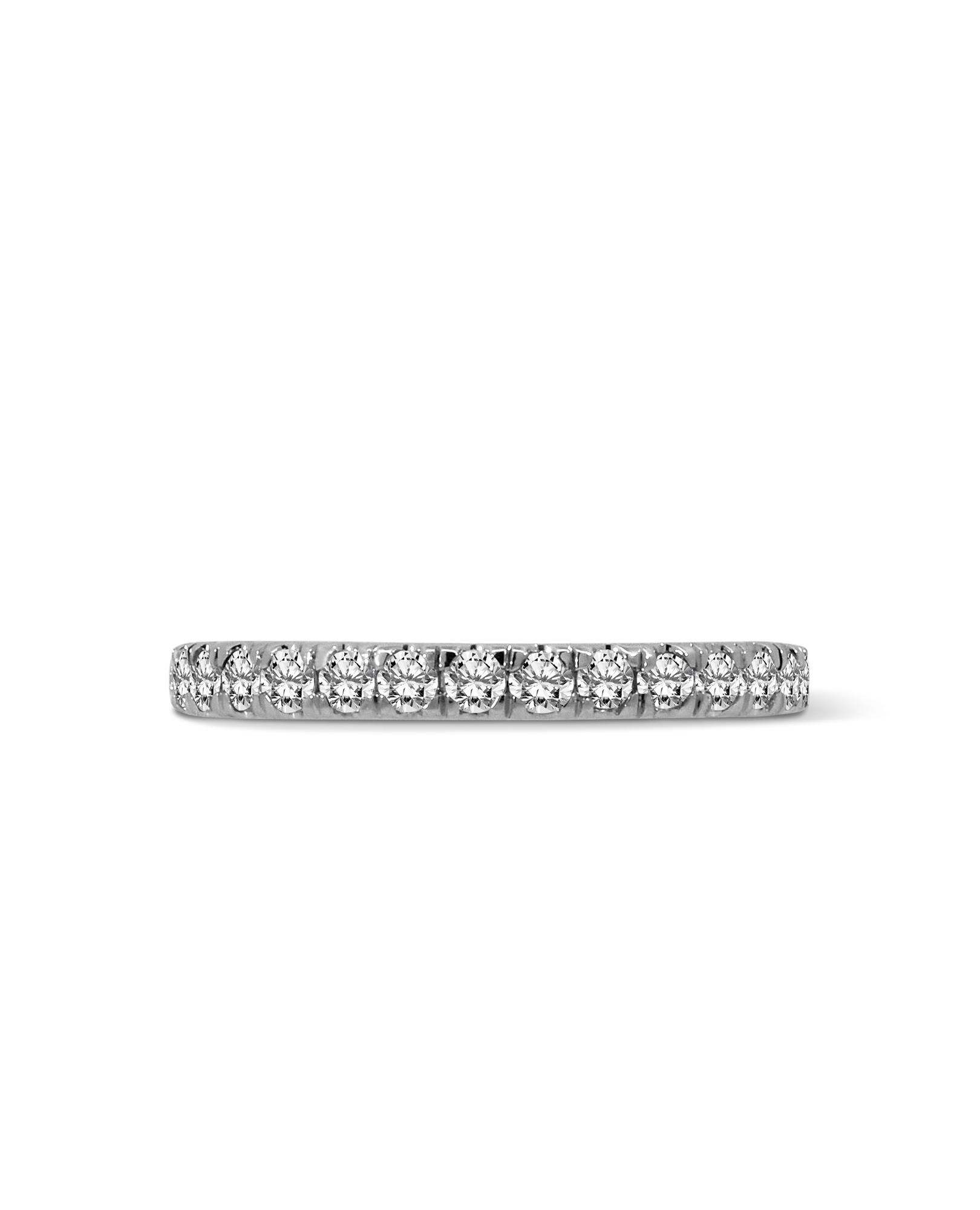 Wedding band .50 Carat TW Diamond | 14kt White Gold