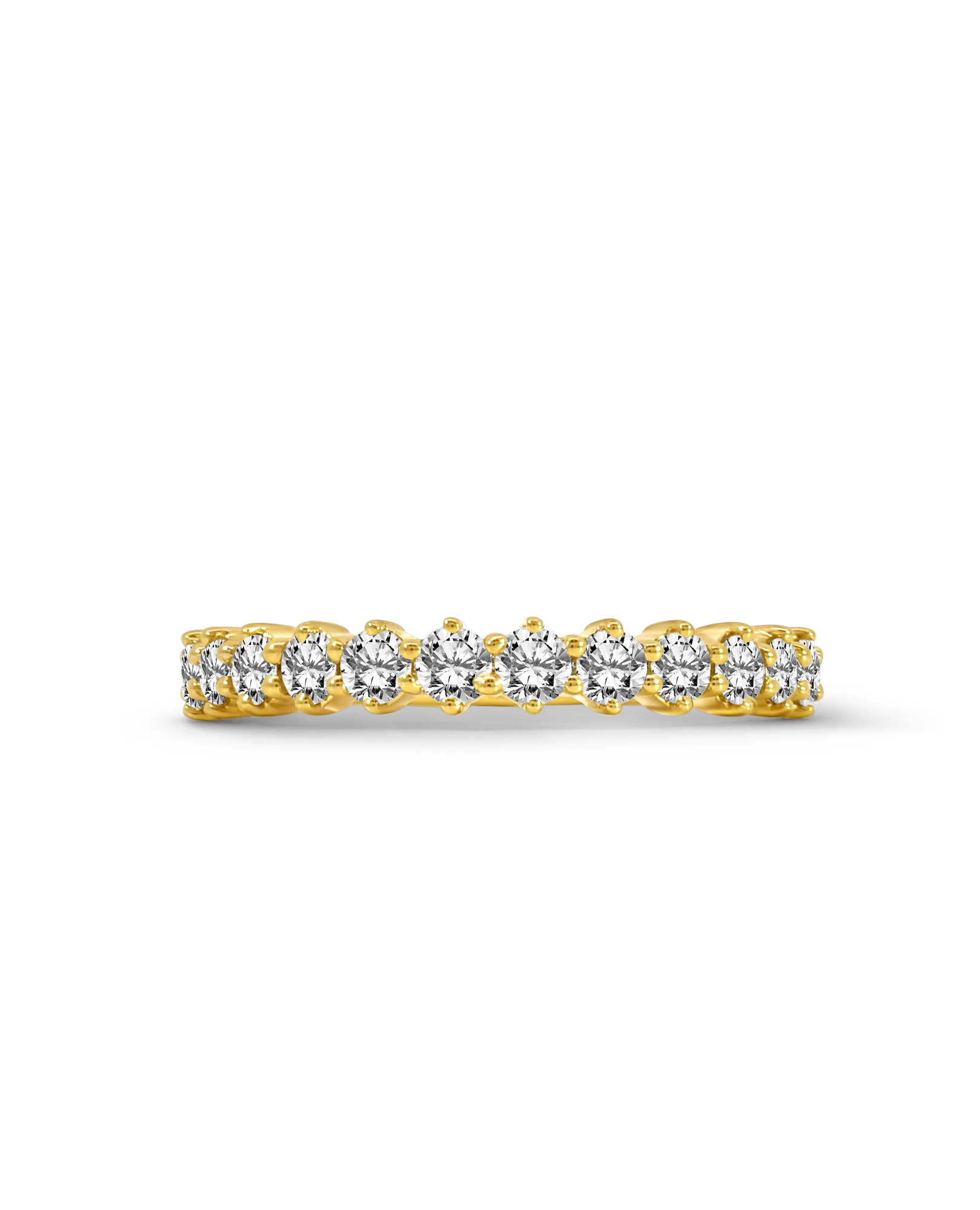 Wedding band .75 Carat TW Diamond | 14kt Yellow Gold