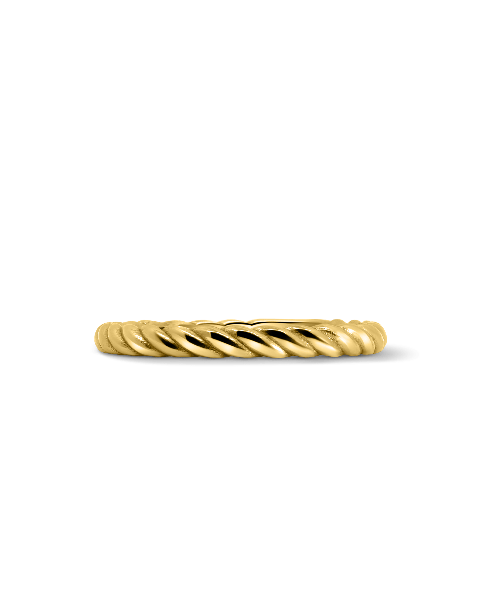 Rope Stacking Ring | 10kt Yellow Gold