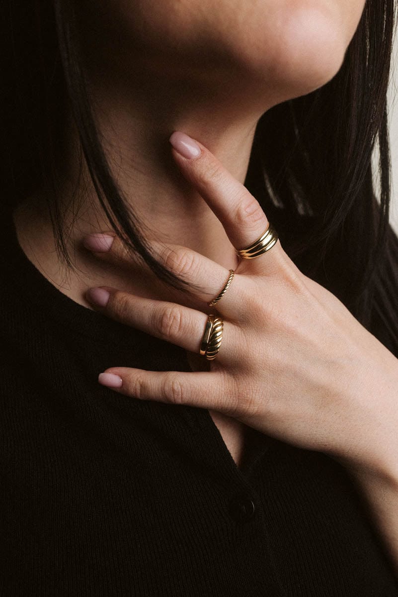 Rope Stacking Ring | 10kt Yellow Gold